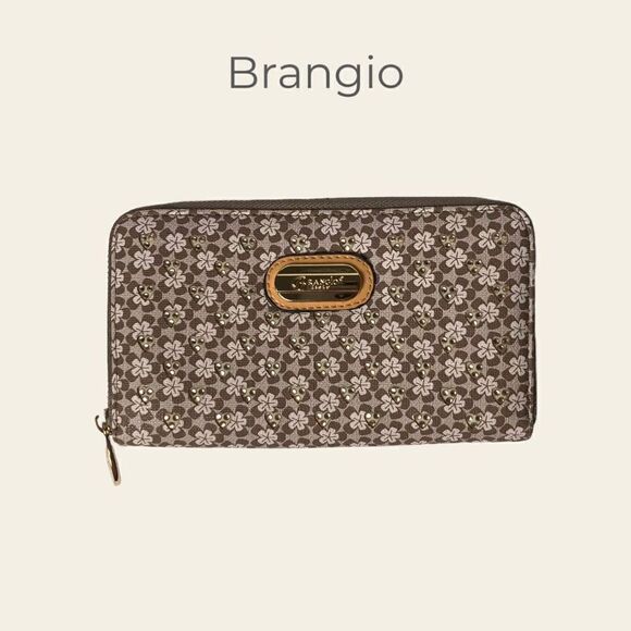 Brangio Crystal Studded Envelope Wallet - Picture 1 of 12